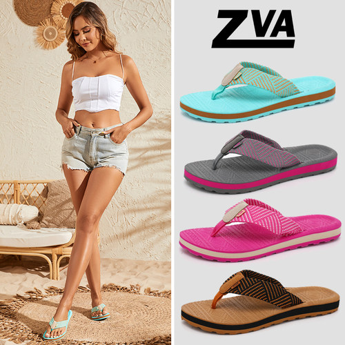 ZVA官方旗舰店正品人字拖女拖鞋