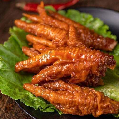 馋嘴虫秘制虎皮凤爪82g酱香味撕袋即食休闲零嘴办公室零食解饿馋