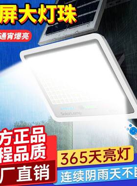 德国进口太阳能户外灯庭院灯家用大功率防水农村院子室外LED路灯