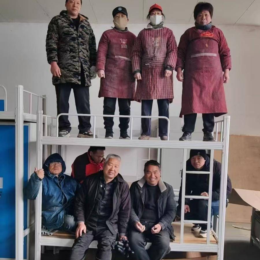 拆装加厚型材上下床 员工高低床工地 学校宿舍公寓钢制双人铁架床