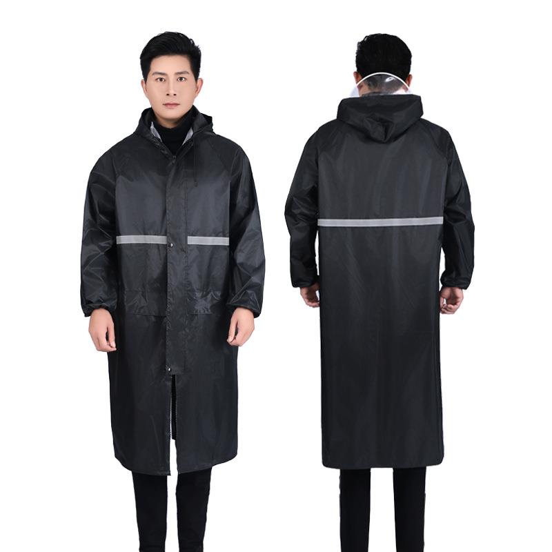 雨衣成人长款时尚便携户外旅游徒步登山垂钓风衣款EOM雨披雨衣