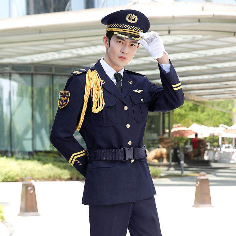 小区保安门童制服礼宾服装形象岗安保物业酒店房地产服套装
