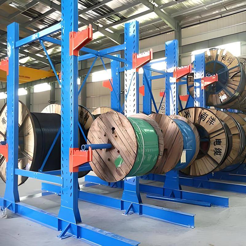 重型悬臂货架单双面电缆卷料线缆线盘仓库车间大型工业悬挂式货架