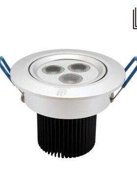 外婆的爱LED单灯9瓦珠宝翡翠壁柜展示节能牛眼天嵌入接近太阳光