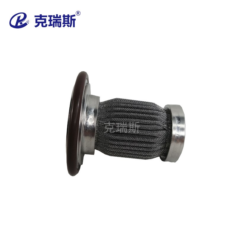 克瑞斯烧结毡滤芯 金属纤维毡烧结滤芯波页状滤芯86*1251 10微米