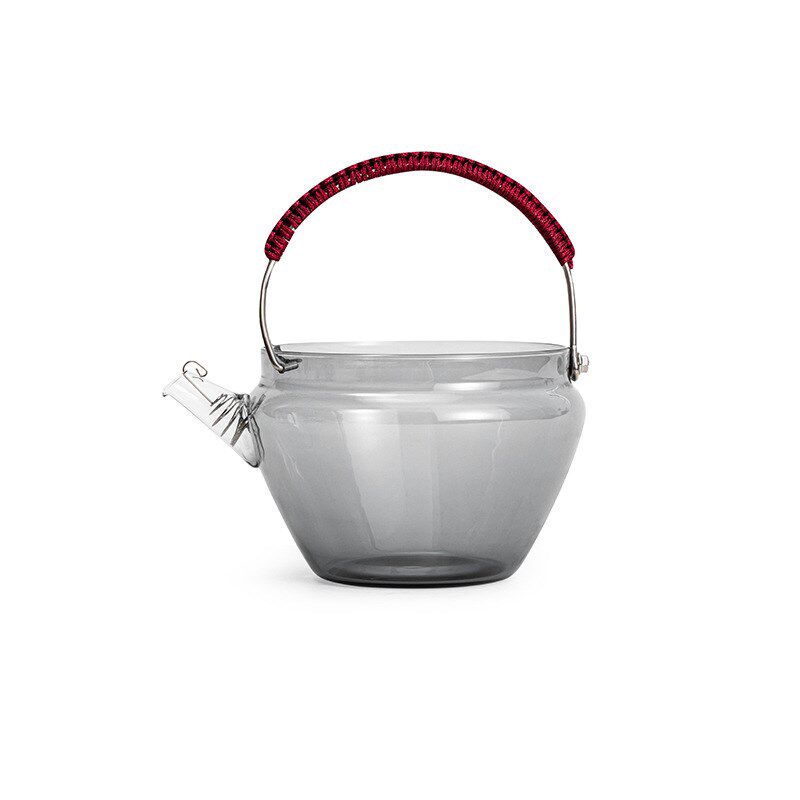 玻璃提梁公道杯大容量茶海提篮公杯可煮茶家用壶型茶海分茶匀茶器