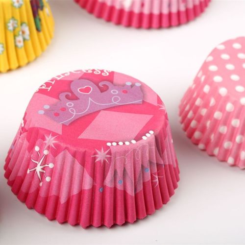 10.5cm耐高温雪媚娘圆形纸垫纸托 一次性印花防油纸托 蛋糕纸杯