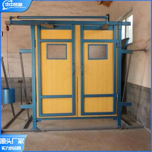 煤矿用竹胶板风门 定制竹制无压平衡门 竹胶板风门