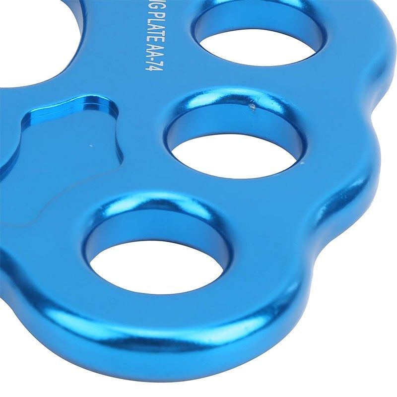 户外登山攀岩8孔分力板45KN分力扣登山扩展分锚器分绳器攀岩装备,运动/瑜伽/健身/球迷用品,其他运动护具,淘宝优惠券,粉丝福利购,淘宝优惠卷