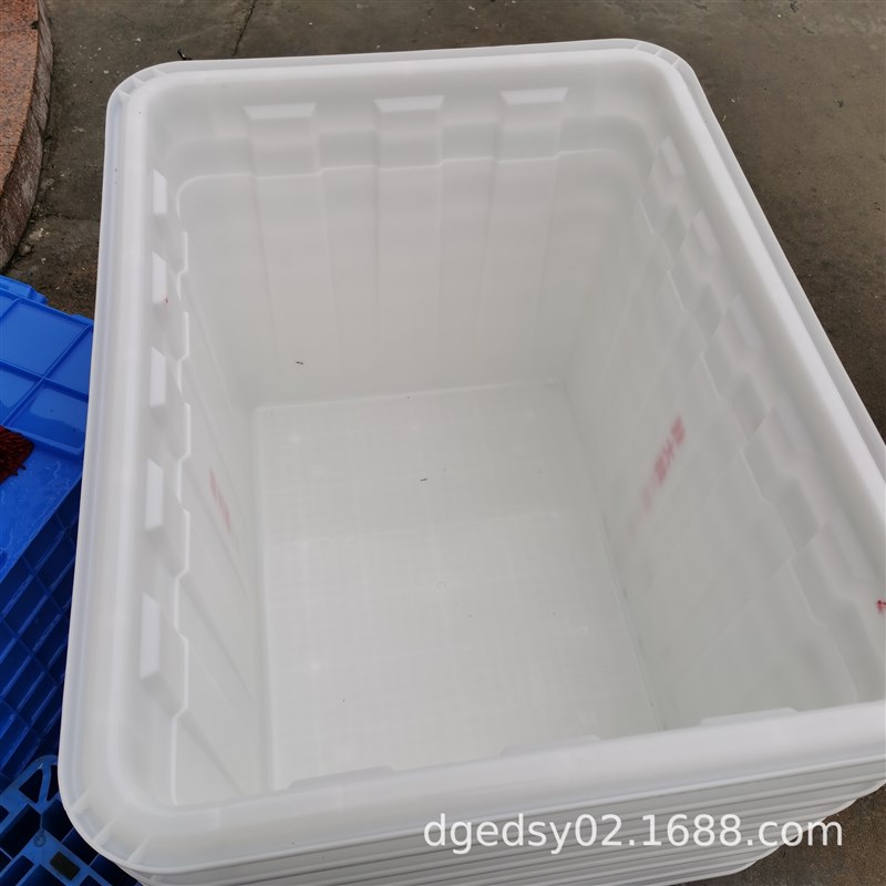 400L带轮子塑料箱带盖子300升塑料水箱160升白色方箱5000升塑胶箱