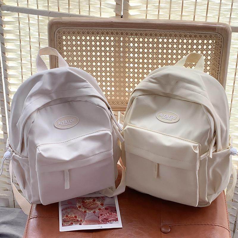 新品糖果色风软妹可爱少女双肩包小号 大学生轻便妈咪包背包小书