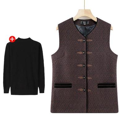 新品中老年人秋装女奶奶马