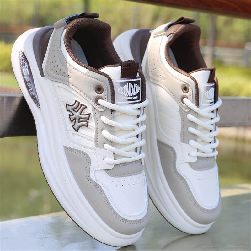 新品鞋子男款运动鞋秋季百搭板鞋青少年潮流老爹鞋软底耐磨舒适跑