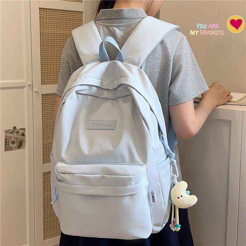 新品书包女韩版初中生小学生三到六年级背包日系大学生大容量双肩