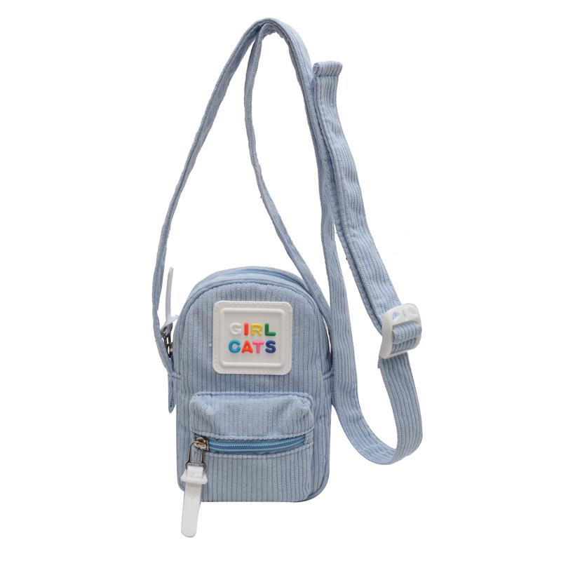 新品迷你小巧斜挎包手机包休闲百搭糖果色可爱小包包出游逛街包灯