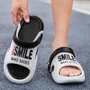 极速青少年凉鞋男初中生防臭防滑潮牌软底不累脚运动拖鞋夏外穿沙