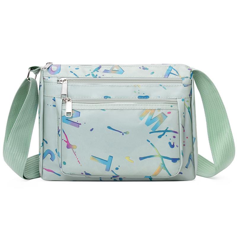 新品女士小包包2025新款时尚百搭斜挎包妈妈单肩包牛津布中老年人