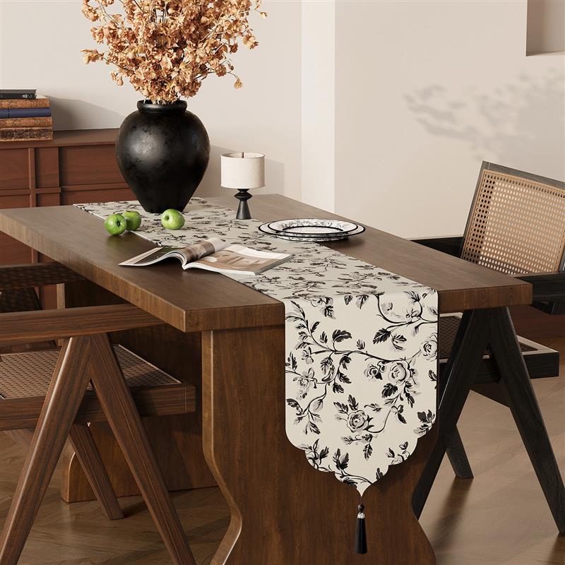 美式复古桌旗轻奢高端茶桌