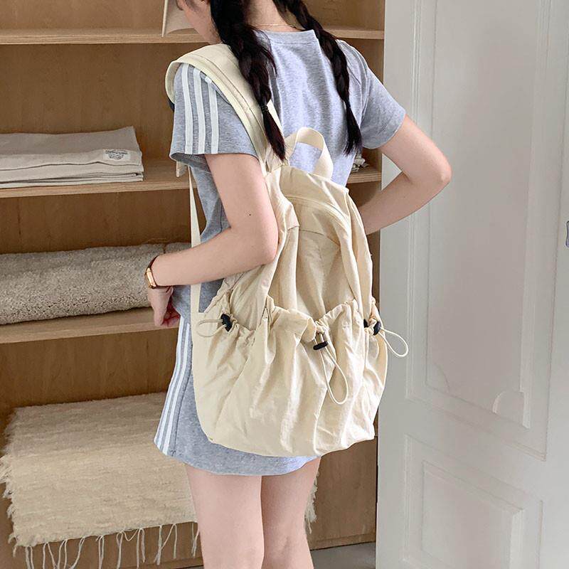 新品双肩包女士旅游轻便小背包2025新款旅行超轻尼龙防水书包女大