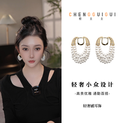 铜合金珠珠款小众精致气质百搭