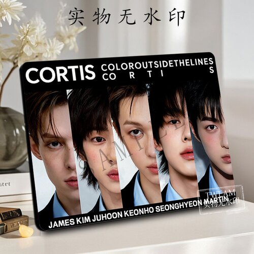 CORTIS韩国男团全员合照新款周边房间精美摆件相框送朋友
