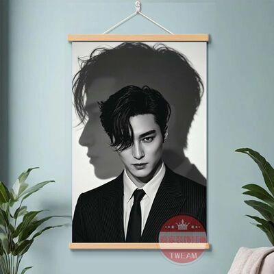 EXO曾经的王KING exo前任队长 AI 海报周边资本封杀纪念礼物挂画