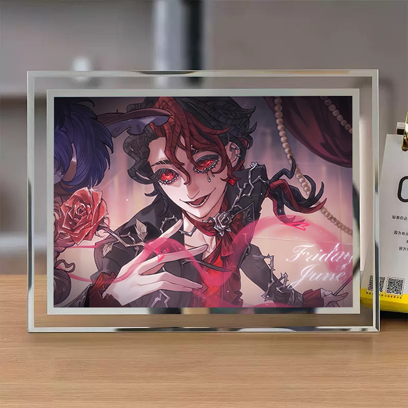 第五人格作曲家相框水晶玻璃相框桌面摆件摆台生日礼物送闺蜜朋友