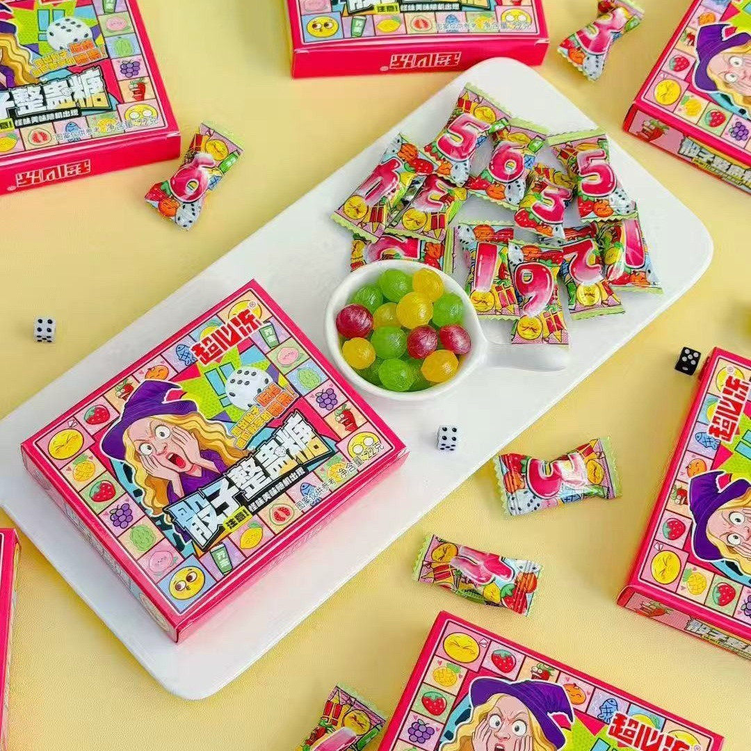 同学整蛊搞怪趣味骰子整蛊糖恶搞创意糖果聚会游戏休闲糖果