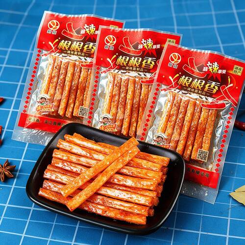 湖南特产根根香8090零食儿时辣条怀旧小袋校园摆摊解馋零食袋装