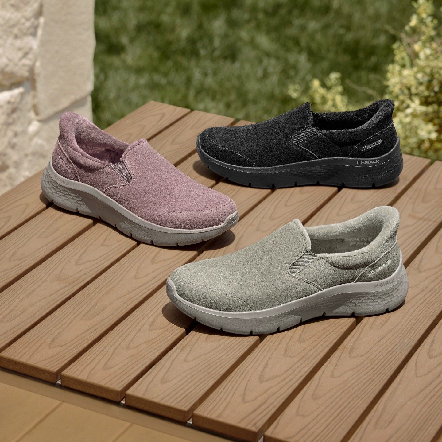 斯凯奇女鞋一脚蹬健步鞋