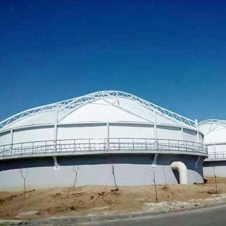 除臭覆盖膜结构污水池加盖膜结构张拉膜自来水厂加盖膜结构罩棚
