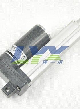 LX800电动推杆250mm行程12V24V2000N推杆电机直线往复工作金属齿