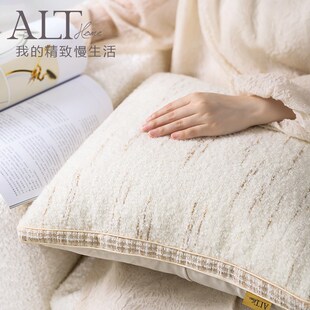 高端沙发抱枕套不含芯客厅轻奢高级感靠垫腰枕奶油风飘窗床头靠枕