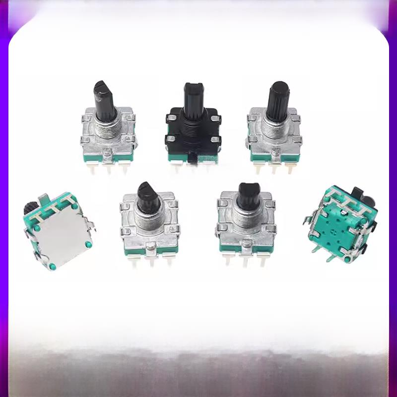 梅花手柄Ec16旋转编码与开关数字编码器电位器3/5英尺15/20mm半轴