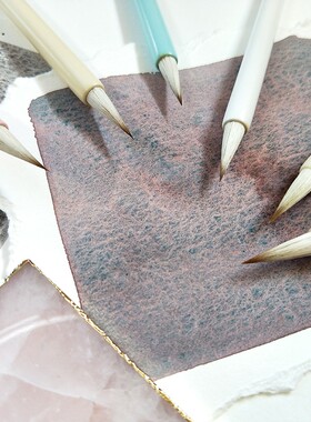 【杂物堆】和雅轩素染/梅骨/落菡/瑾意水彩画笔手绘勾线细节铺色