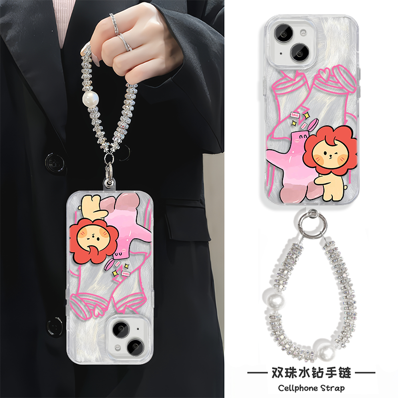 苹果16王源演唱会HUG硬15plus羽纱iPhone14适用红米note13少女心华为Pura70高级感12ProMa