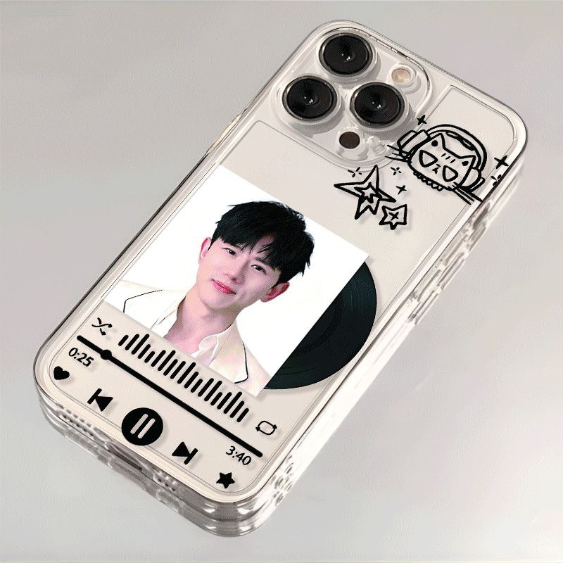 华为MATE80苹果17手机壳12ProMax高颜值INS风透明软16plus适用iPhone14小众VIVOIQOO15张杰播放器创意一加13T