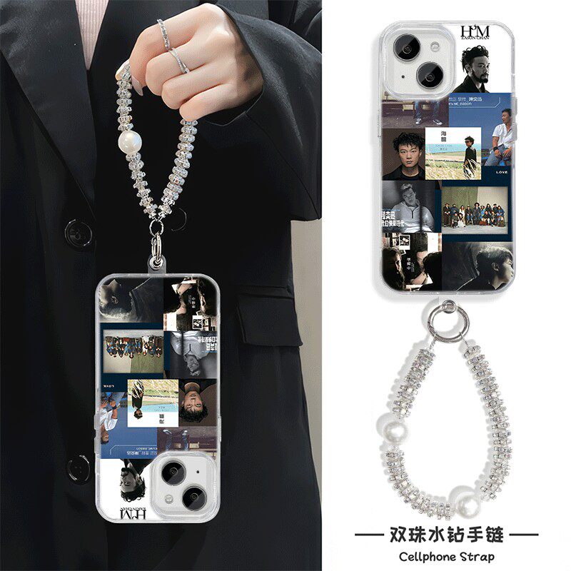 陈奕迅专辑封面13手机壳带挂绳硬iPhone14适用15PLUS创意苹果17周边IQOO12高级感16ProMax羽纱新款OPPOFINDX9