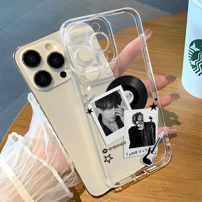 薛之谦唱片cd苹果13软VIVOIQOO15ins风适用16PLUS透明iPhone14手机壳12ProMax小米17华为NOVA14小众荣耀POWER