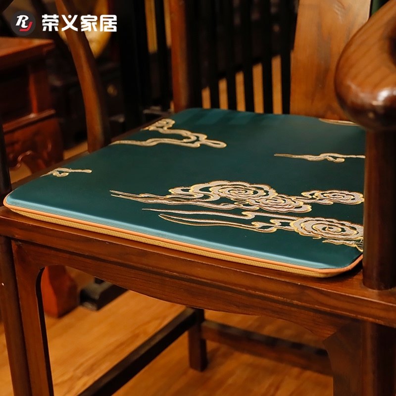 轻薄中式红木沙发椅子坐垫实木防滑夏G季清凉太师椅茶桌餐椅茶椅