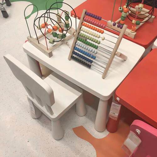 幼儿园儿童桌椅套装宝宝学习书桌A加厚简约可升降多功能塑料方桌