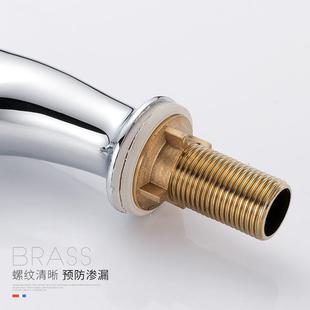 铜单冷面盆水龙头洗手盆厕所台盆卫生间家用洗脸盆水龙头面盆单冷