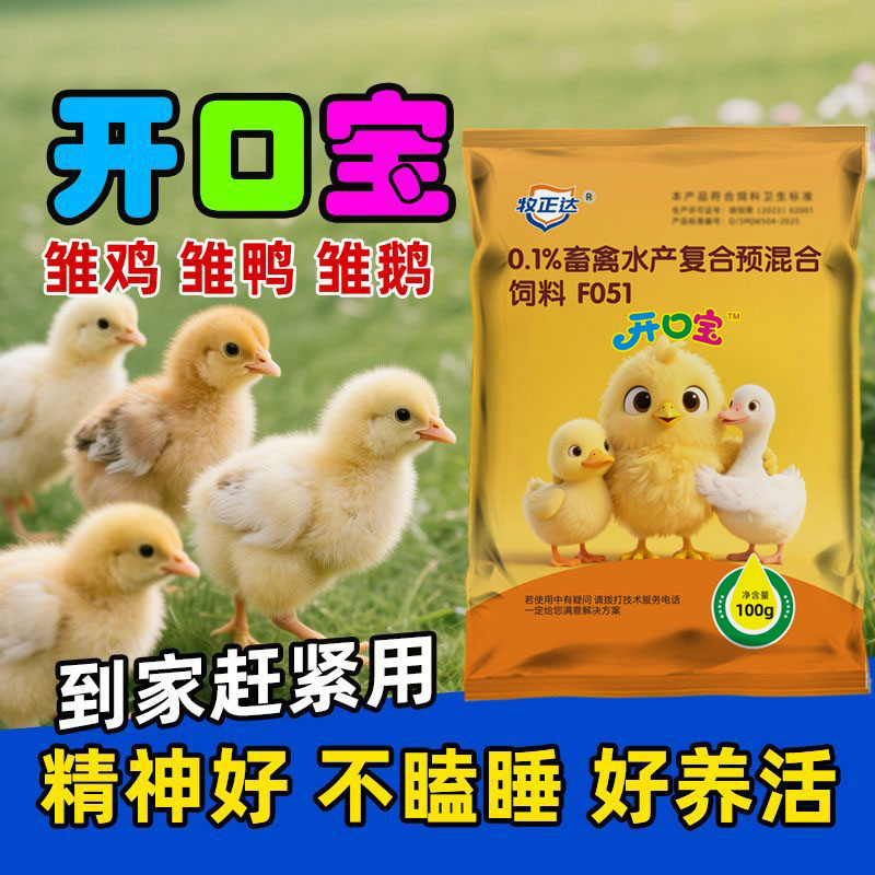 小鸡开口宝鸭鹅到家提高成活率
