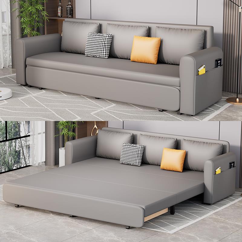 沙发床折叠两用多功能双人小户型网红款沙发客厅2025新款抽拉床