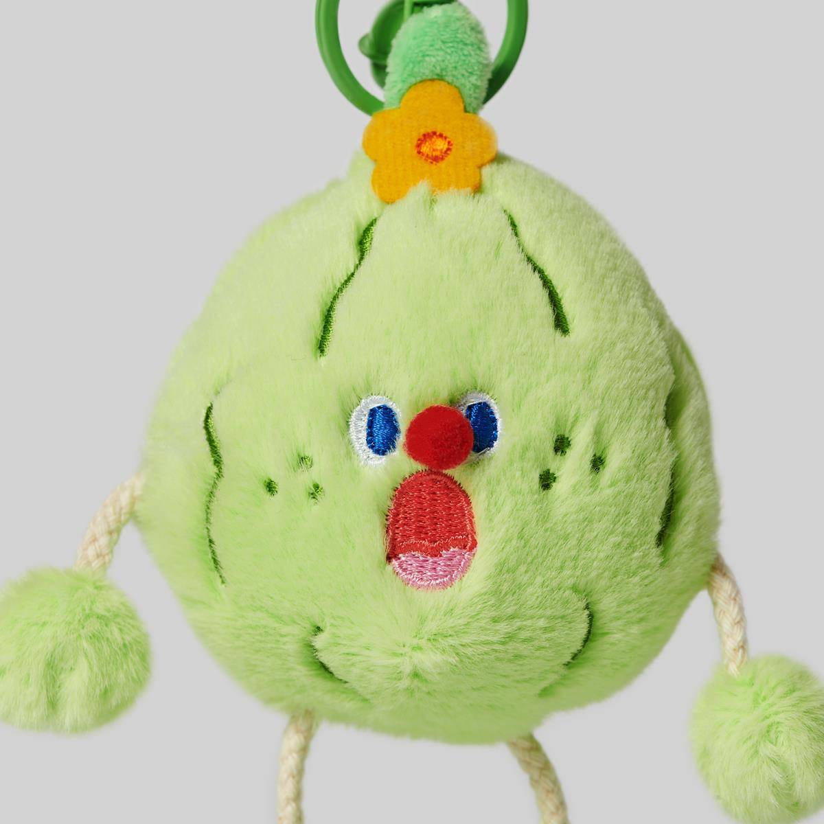 Kevin家“宝你喜欢吃蔬菜吗”会尖叫的西瓜钥匙扣包挂件创意礼物