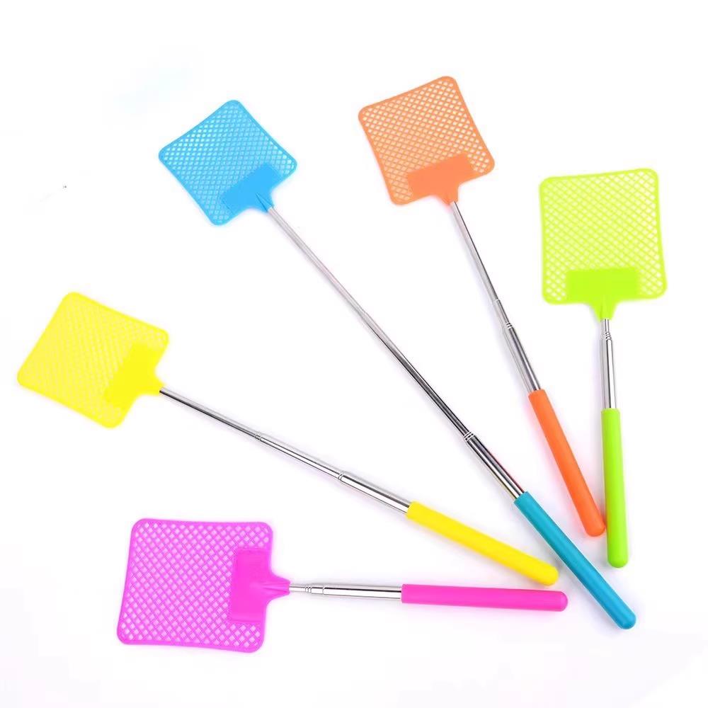 可伸缩苍蝇拍，超长不锈钢，加厚，耐用，杀蚊神器，网状苍蝇拍