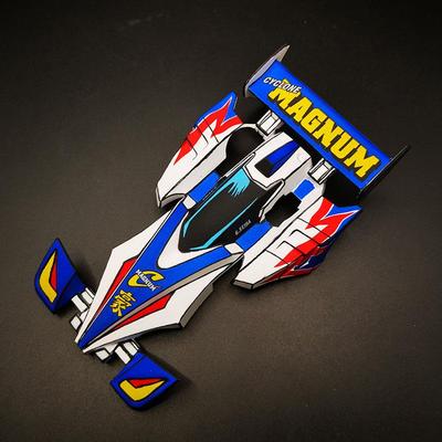 田宫四驱车配件喷漆车壳手绘二次元四驱兄弟车壳旋风冲锋新三角箭