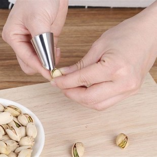 护手指甲套剥壳工具不锈钢剥毛豆神器切菜护指器采摘器防切手3个