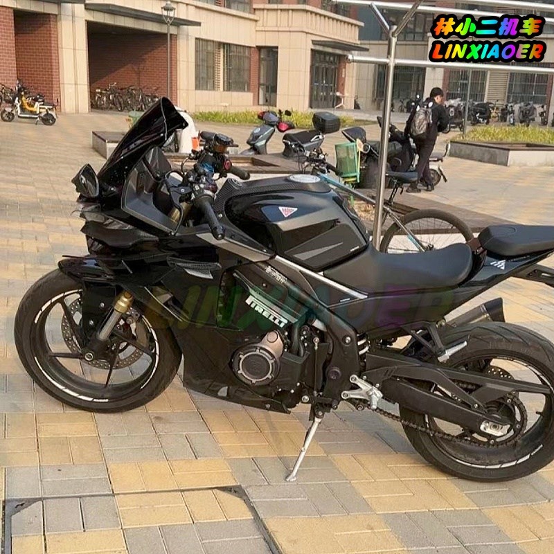 适用 无极525rr风挡 改装前挡风罩 下唇  定风翼  侧风翼 后视镜