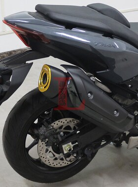 适用TECH MiAX TMAX560改装排气管装饰嘴盖消声器保护罩配件